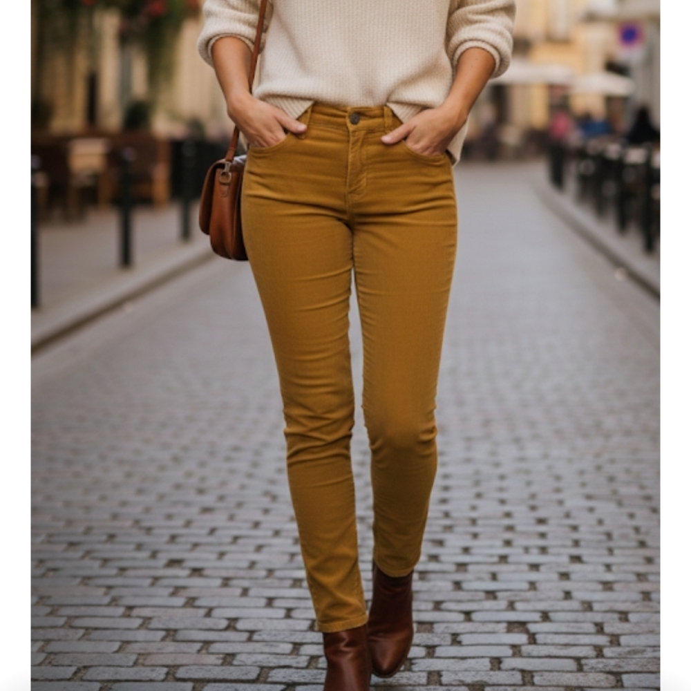 Cloth & Stone Mustard Skinny Pants